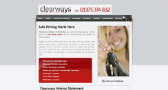 Desktop Screenshot of clearways-som.co.uk